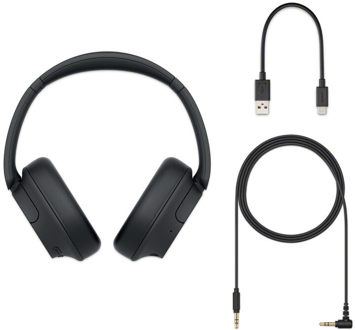 Kufje Sony WH-CH720N, të zeza