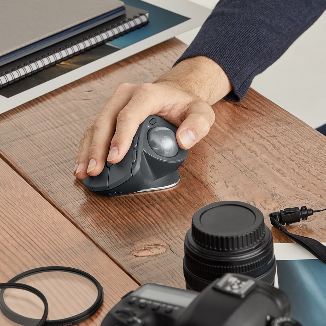Maus Logitech MX Ergo, RF Wireless+Bluetooth, ergonomik, i zi