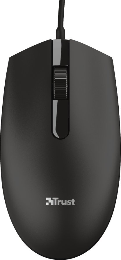 Maus Trust TM-101, me kabllo, USB, i zi