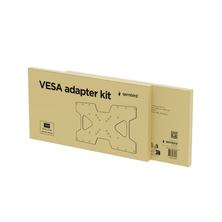 Adapter VESA për TV dhe monitor Gembird, 200x400 mm, montim në tavan