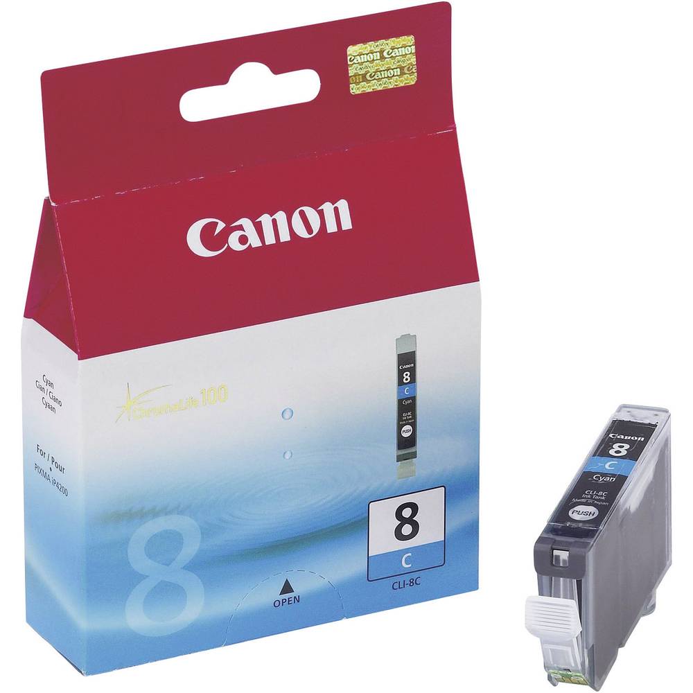 Ngjyrë Canon CLI-8C për printer Pro iP4200, 850 faqe, e kaltër