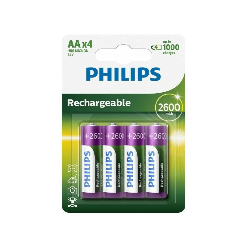 Bateri Philips R6B4B260/10, rimbushëse 2600Mah AA / 4