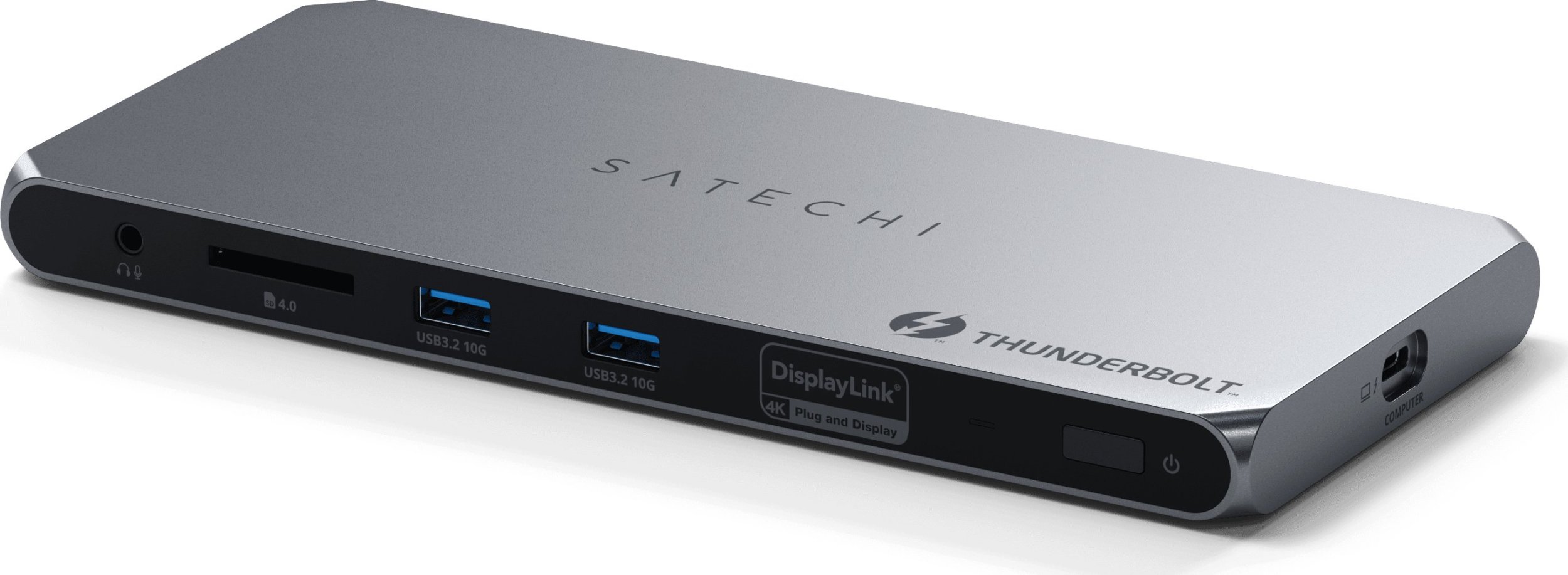 Dock Thunderbolt 4 Satechi Docking Station, DisplayLink, HDMI 2.0, Ethernet, gri