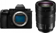 Aparat за фотографирање Panasonic Lumix S5 IIX DC-S5M2XME, full-frame 24.2MP, сет со објектив 24-105mm, црн