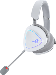 Kufje gaming ASUS ROG Delta II, tri-mode, USB C Bluetooth, të bardha