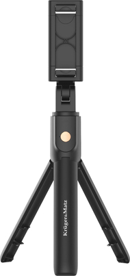 Selfie stick tripod Kruger&amp;Matz KM1374, telekomandë Bluetooth, i zi