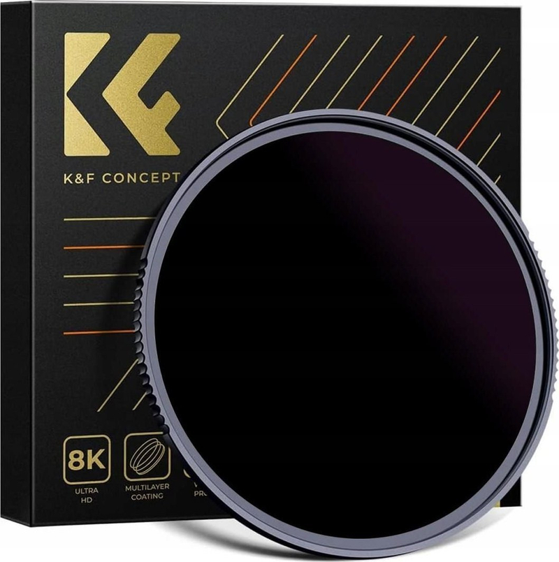 Filter fotografik K&F Concept ND100000 62mm, 16.6 stops, gri