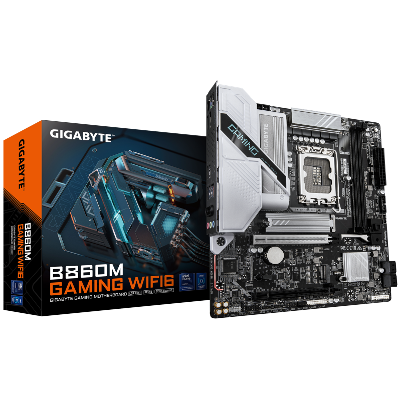 Pllakë amë Gigabyte B860M Gaming WIFI6, LGA1851, DDR5, mATX
