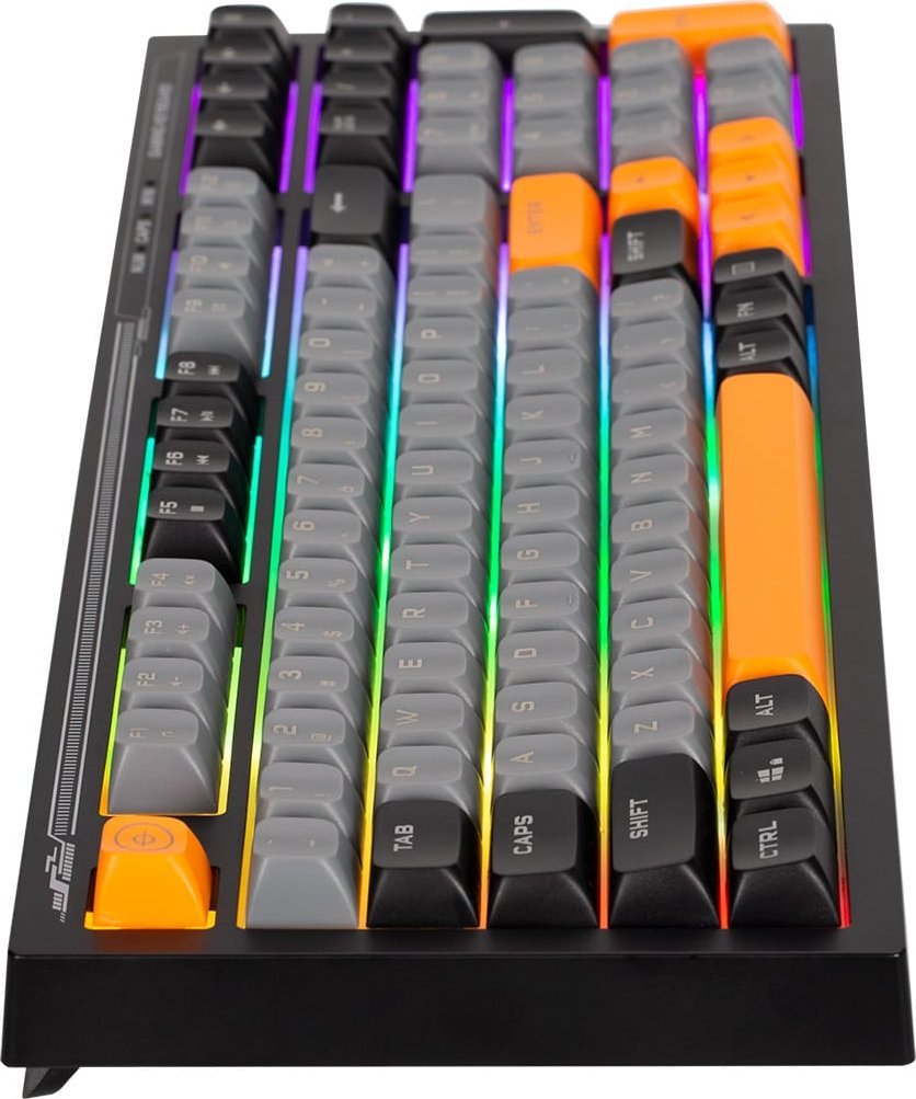Tastierë gaming Marvo K638B, USB, ndriçim rainbow, e zezë