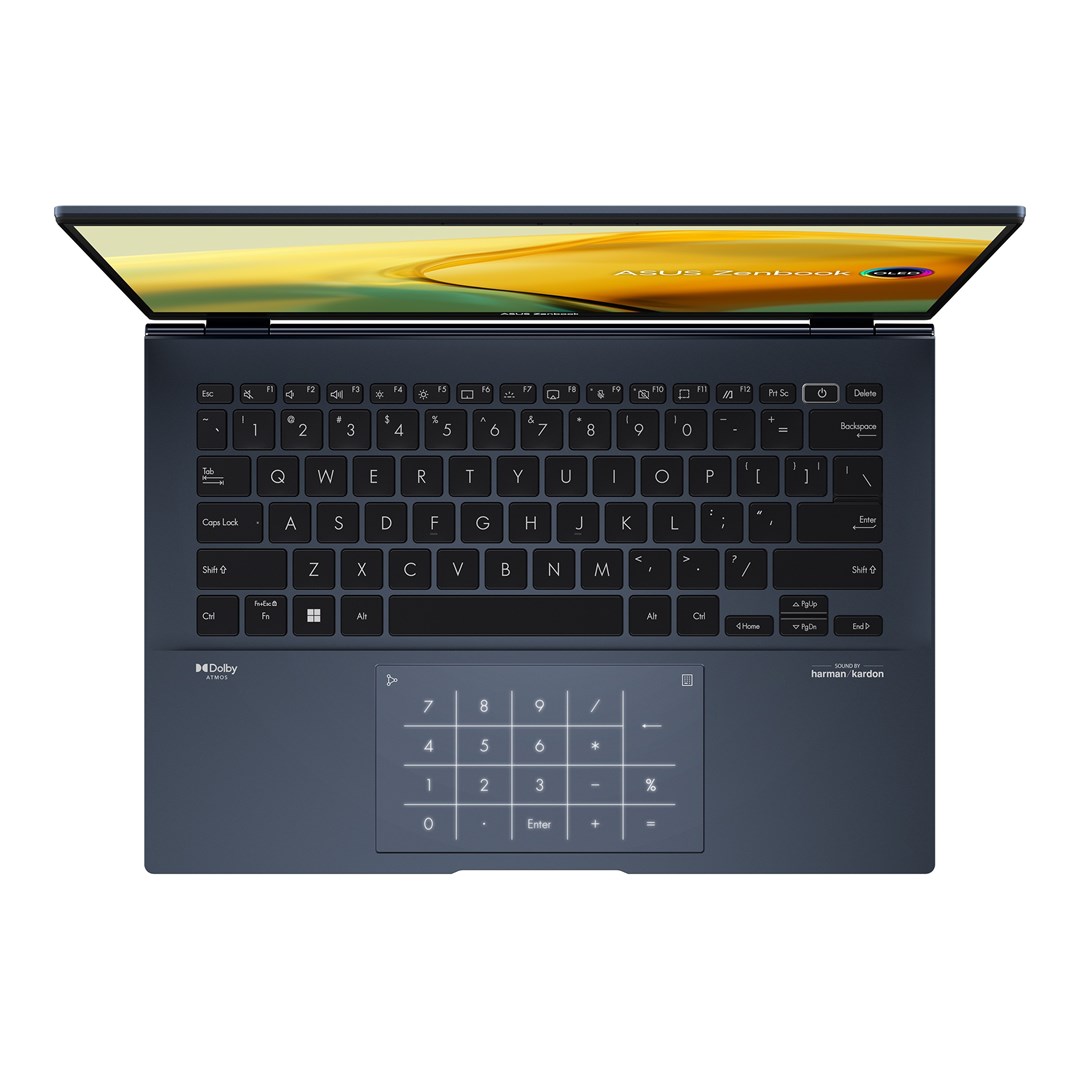 Laptop ASUS Zenbook 14 OLED UX3402VA-KN593X, 14", Intel Core i7-13700H, 16GB RAM, 1TB SSD. Intel Iris XE Graphics, i kaltër i errët
