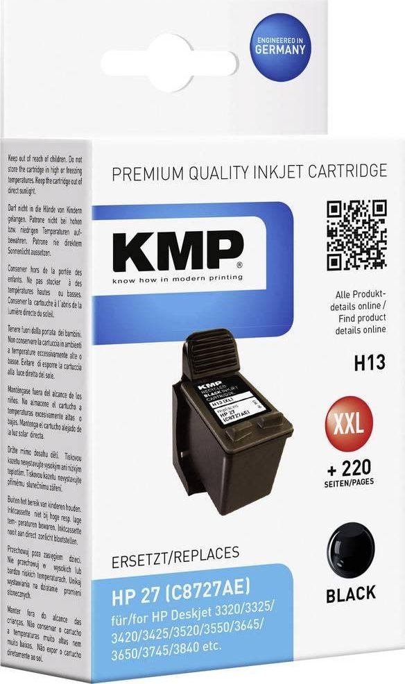 Кертриџ со боја KMP H13, 1 парче, црна