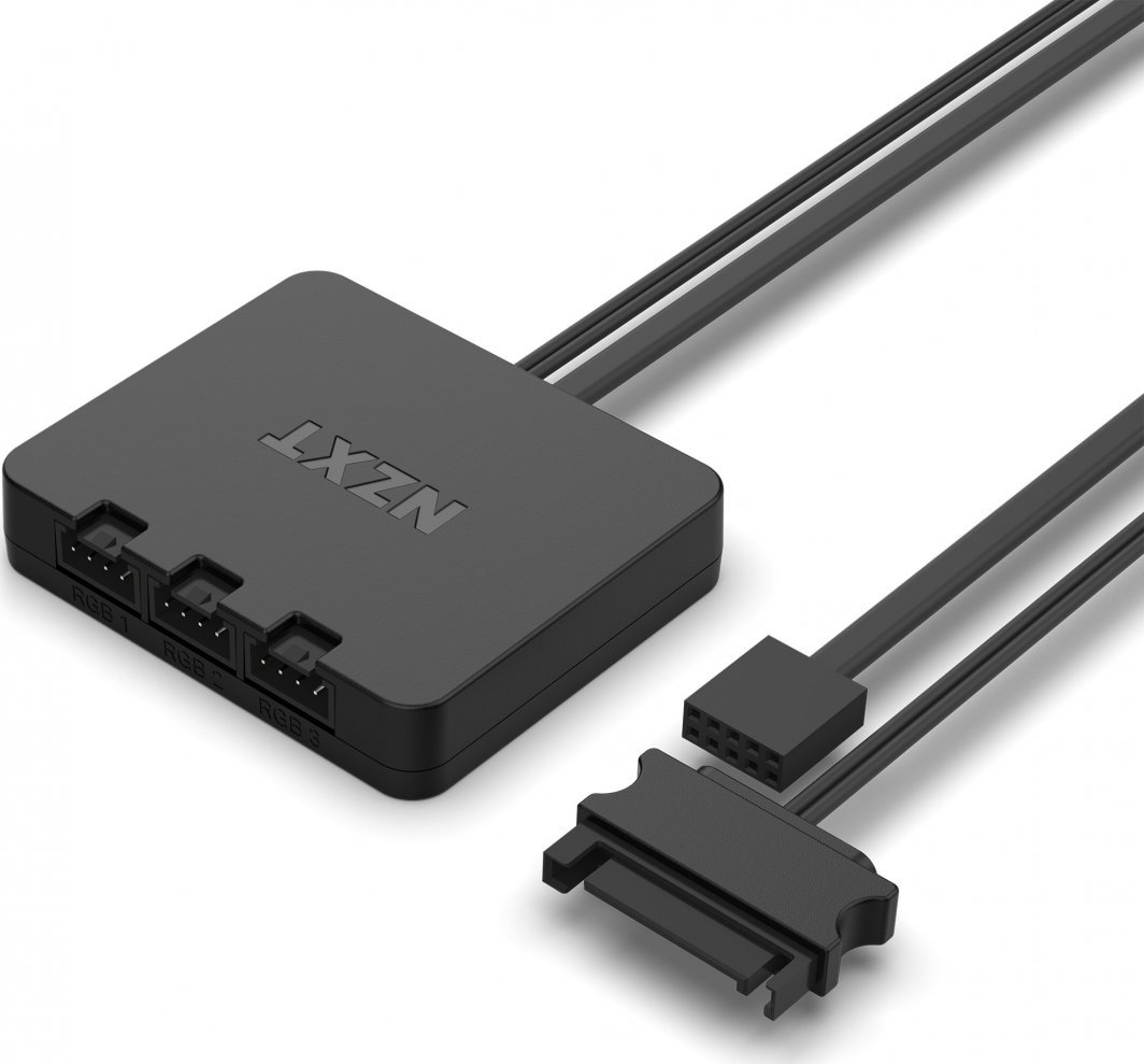 Ftohës Nzxt F120 RGB, 3 copë + Hub