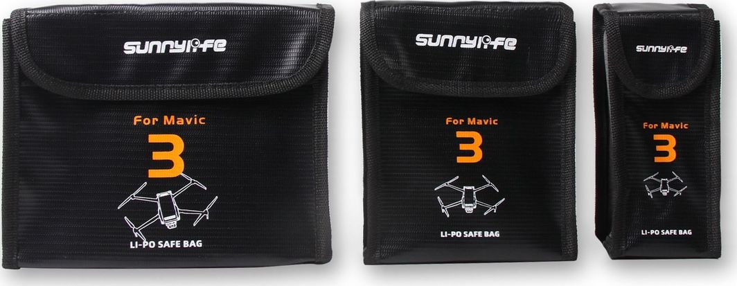Mbështjellëse SunnyLife për bateri të DJI Mavic 3, e zezë