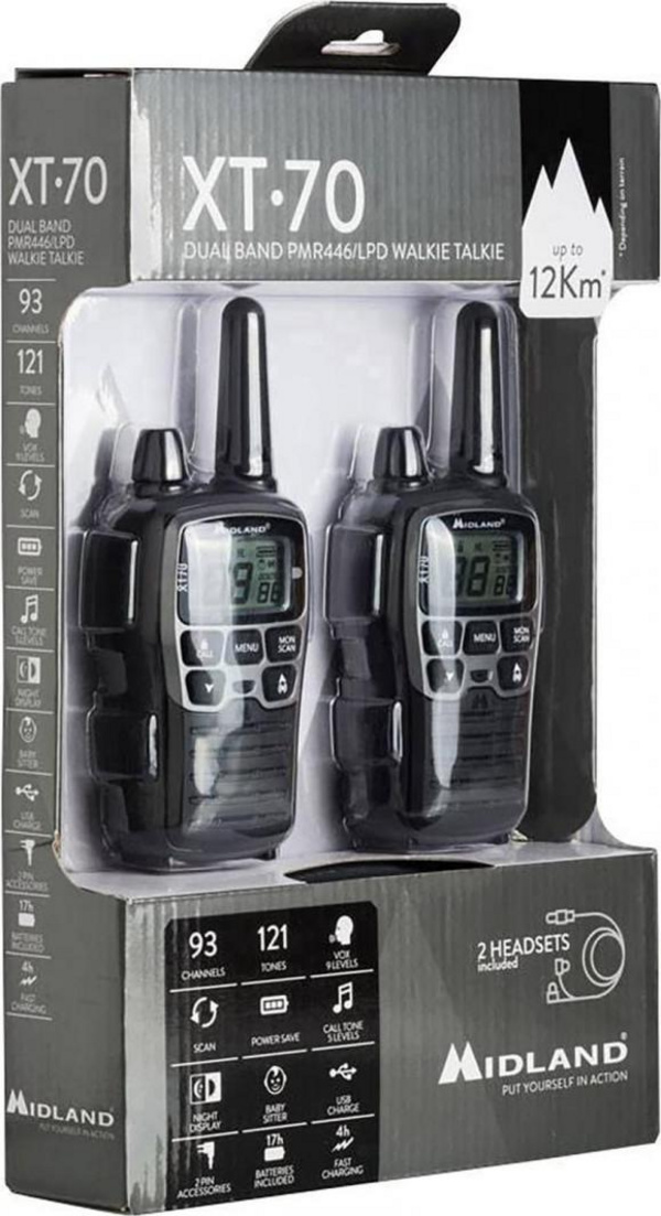 Radiomarrëse Midland PMR MIDLAND XT70