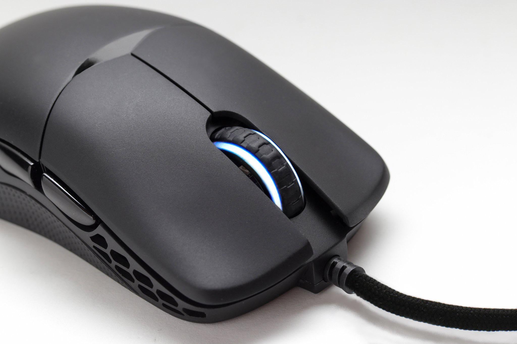 Maus Ducky Feather - USB 2.0, e zezë