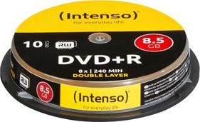 Set i DVD+R DL Intenso 8.5 GB, 8x, 10 copë