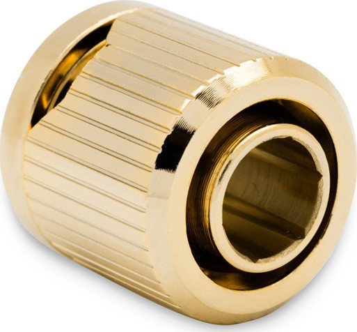 Fiting drejt për ftohje me ujë EK Water Blocks EK-Torque Straight, G1/4, për tuba 13/10mm, ngjyrë ari
