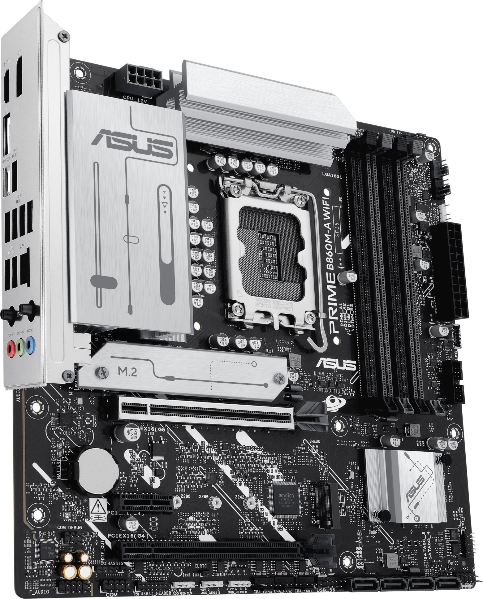Pllakë amë ASUS PRIME B860M A WIFI, Intel B860, mATX, me WiFi