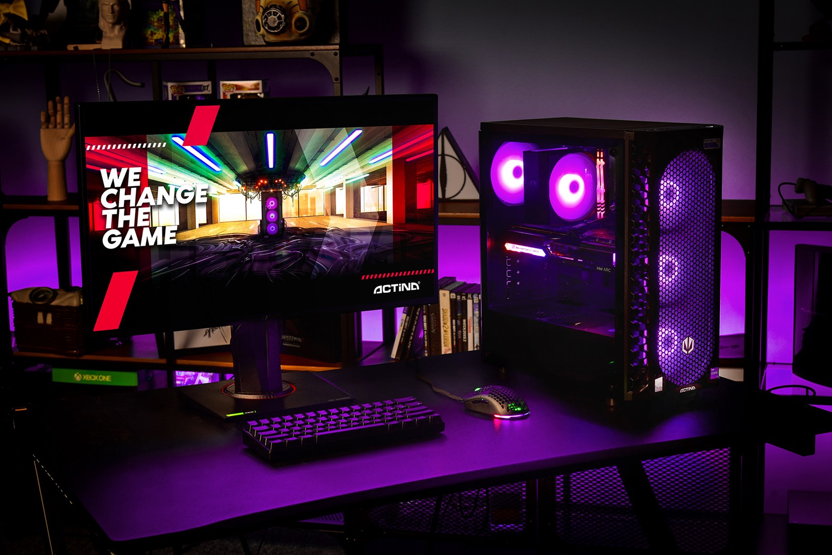 Kompjuter Actina AMD Ryzen 5 5600X, 32GB DDR4, 1TB SSD, RTX 4060, i zi