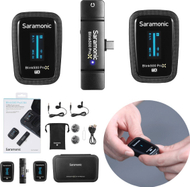 Sistem mikrofoni wireless Saramonic Blink500 Pro XB6 2023, 2 transmetues, USB C, i zi