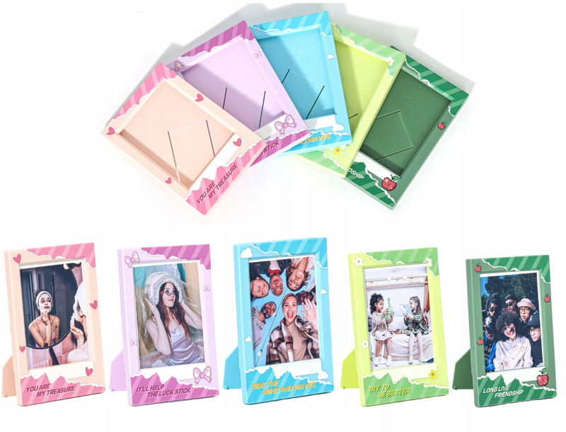 Set kornizash LOVE INSTANT, për foto Instax Mini 2x3", 5 copë, shumëngjyrëshe