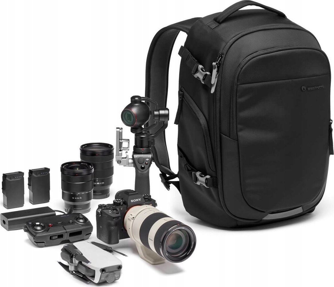 Çantë shpine për kamerë Manfrotto Advanced Gear Backpack M III, madhësi M, e zezë