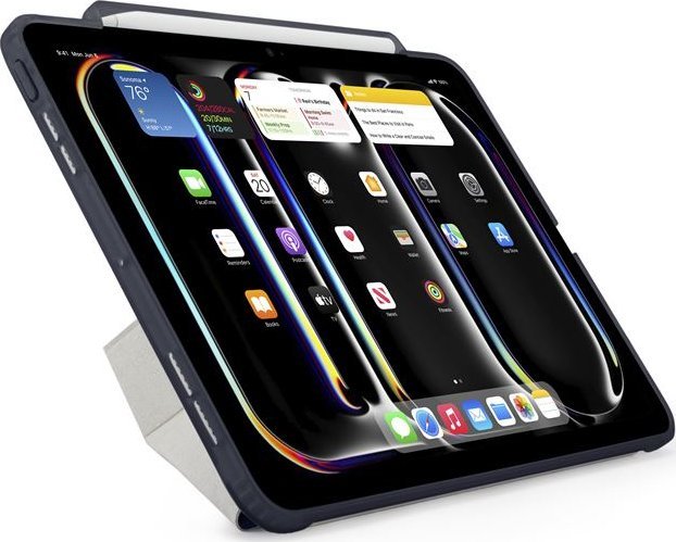 Mbulesë tablet Pipetto Origami No3 Pencil Case, për iPad Pro 13" 2024, me qëndrim, blu e errët