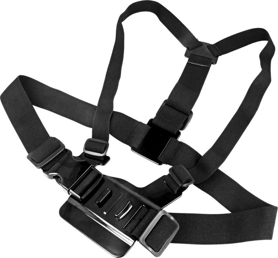 Set aksesorësh për kamera sportive GoPro DJI Insta360, 5 në 1, montim në gjoks, i zi