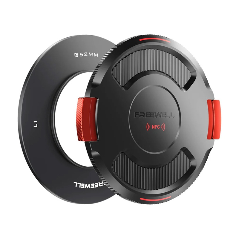 Aksesor filtër fotografik Freewell Base Ring & Cap, 52mm, NFC, i zi