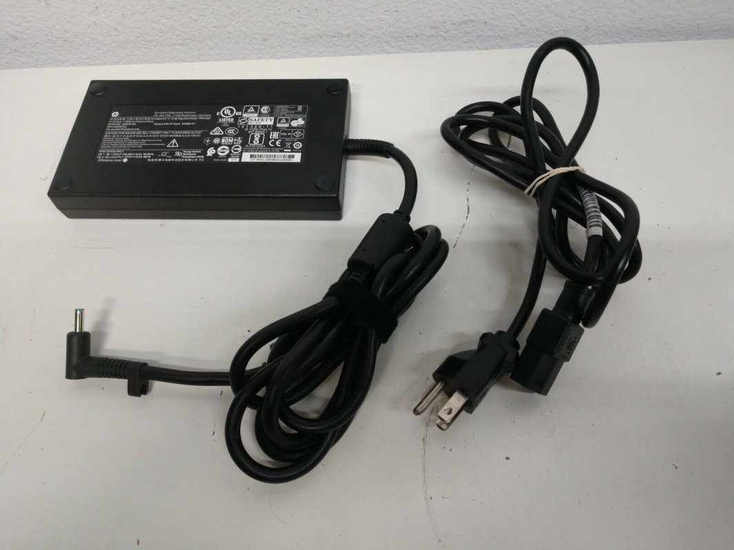 Karikues laptopi HP 200W Smart AC Adapter, origjinal, i zi