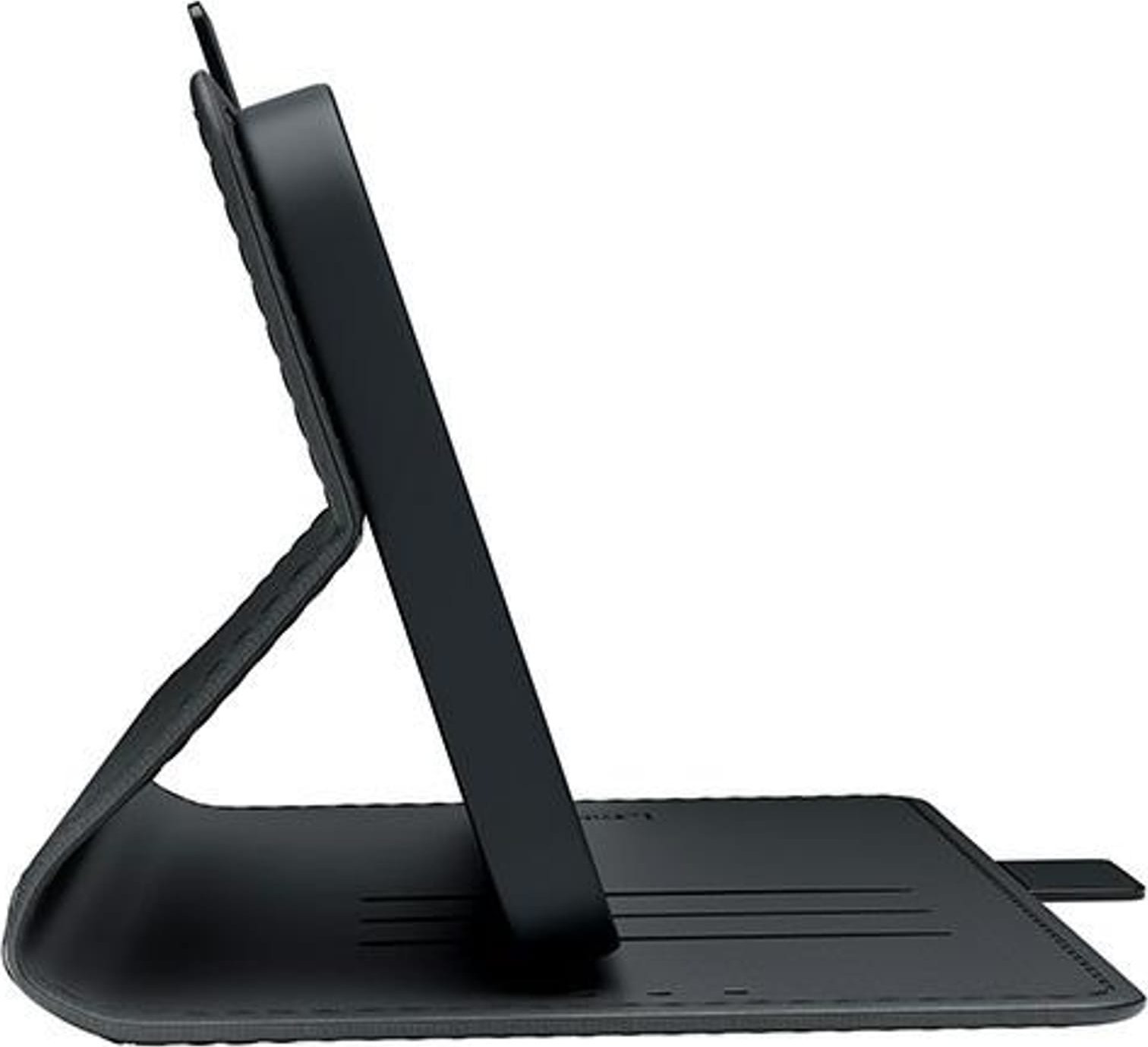 Këllëf portofol 3MK për Samsung Galaxy A14 4G, me mbrojtje ushtarake, me xhepa për karta, i zi