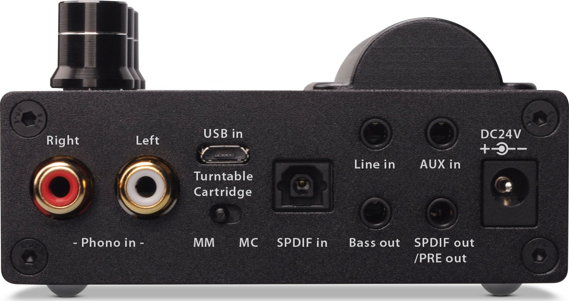 Përforcues kufjesh InLine AmpUSB-EQ, DAC 32-bit 384 kHz, portativ, i zi