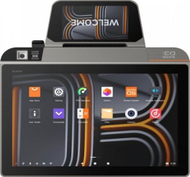 Kompjuter arkë SUNMI PcPos D3 Mini A13, ekran 10.1"+4", 3GB RAM 32GB, portokalli
