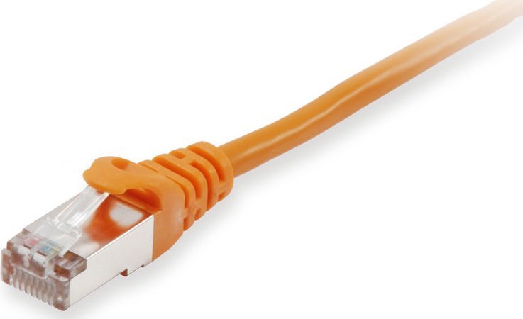 Kabllo rrjeti LevelOne Equip 615571, Cat.6 S/FTP, 0.15m, portokalli