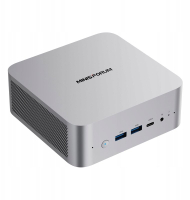 Kompjuter mini MINISFORUM X1-255, AMD Ryzen 7 8C 16T, Barebone, argjendtë