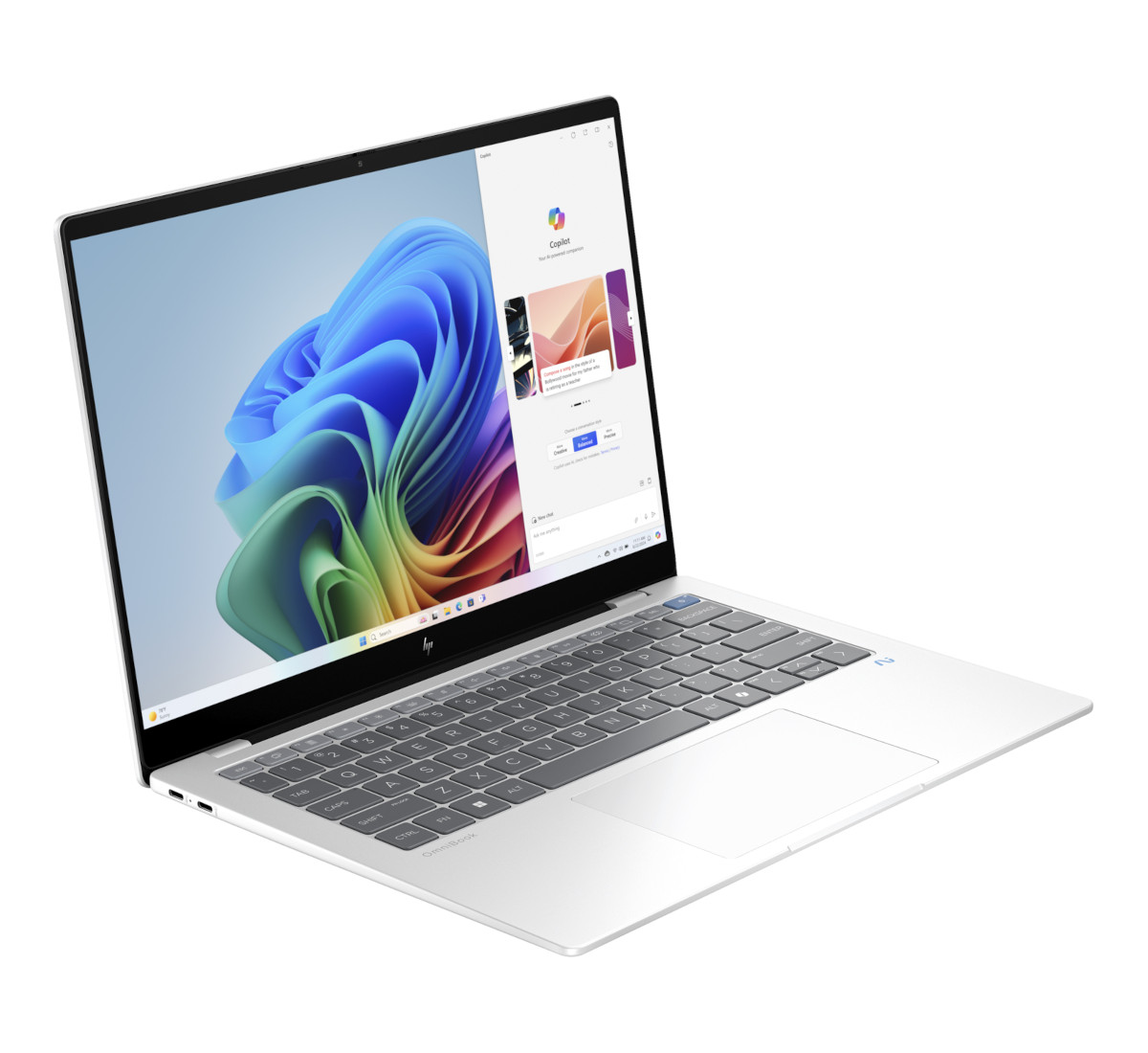 Laptop HP OmniBook X 14-fe1013nc, 14", Qualcomm Snapdragon, gri 2