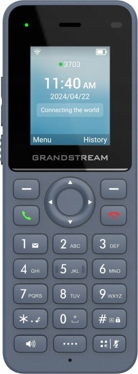 Telefoni IP pa tela Grandstream WP816, WiFi 6, 2 llogari SIP, i zi