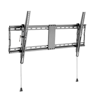 Mbajtëse muri për TV Gembird WM-90T-01, 43"-90", VESA 800x400, e hirtë