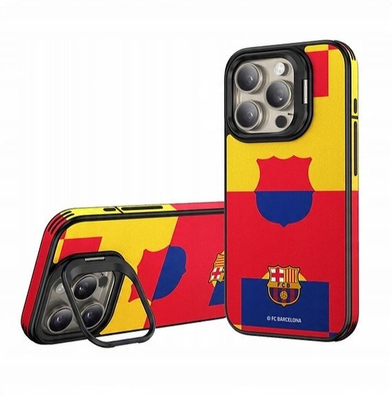 Mbrojtëse telefoni Barça Magnetic Leather Case, për iPhone 16, shumëngjyrëshe