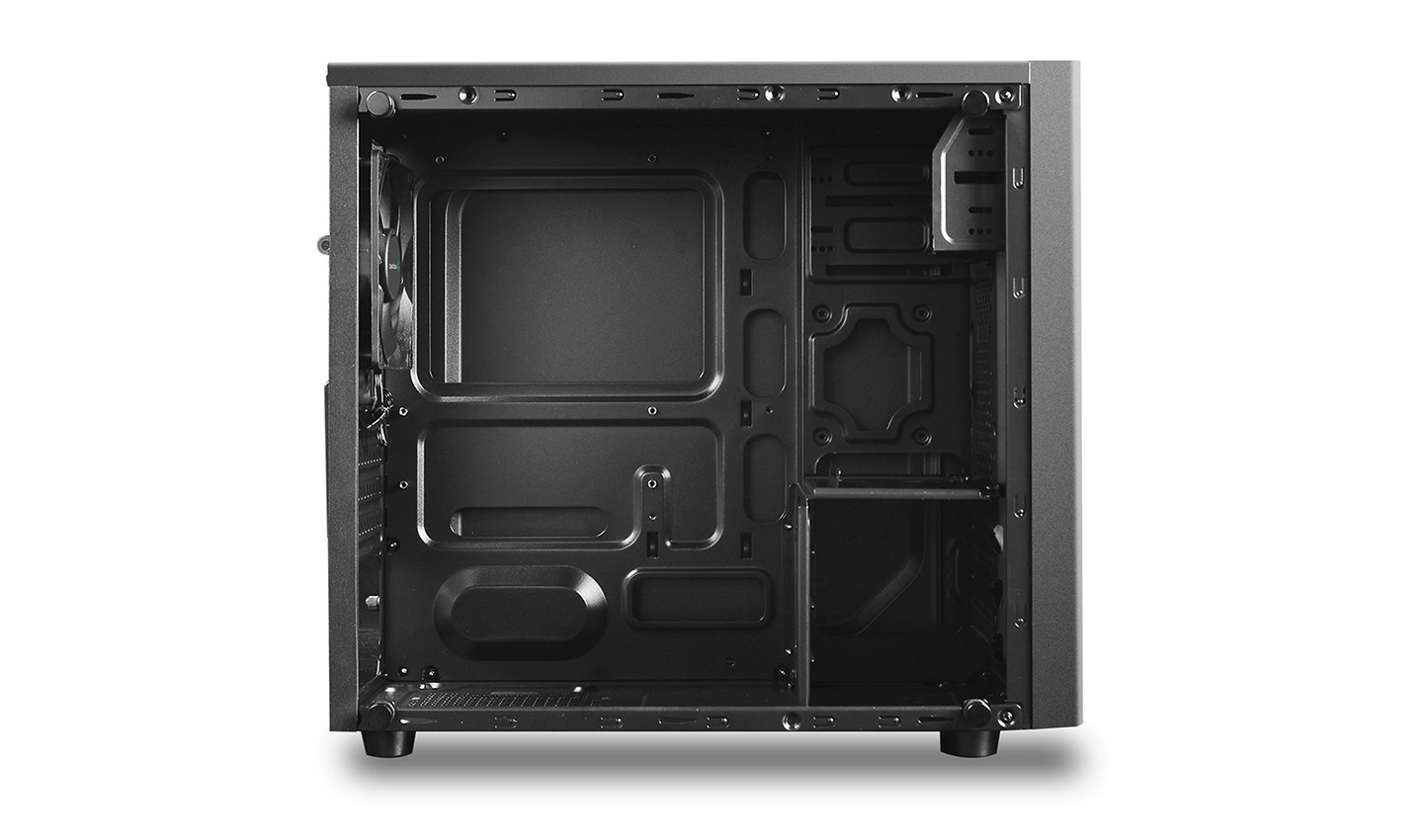 Kasa PC Deepcool Matrexx 30 Mini Tower, xham i temperuar, e zezë