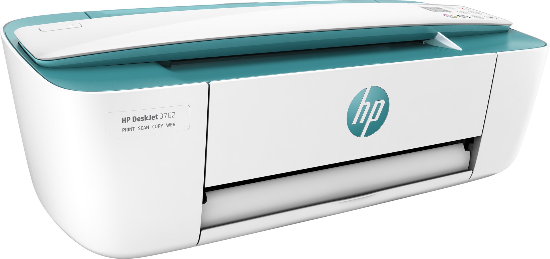 Printer multifunksional HP DeskJet 3762, Inkjet termal, i gjelbër