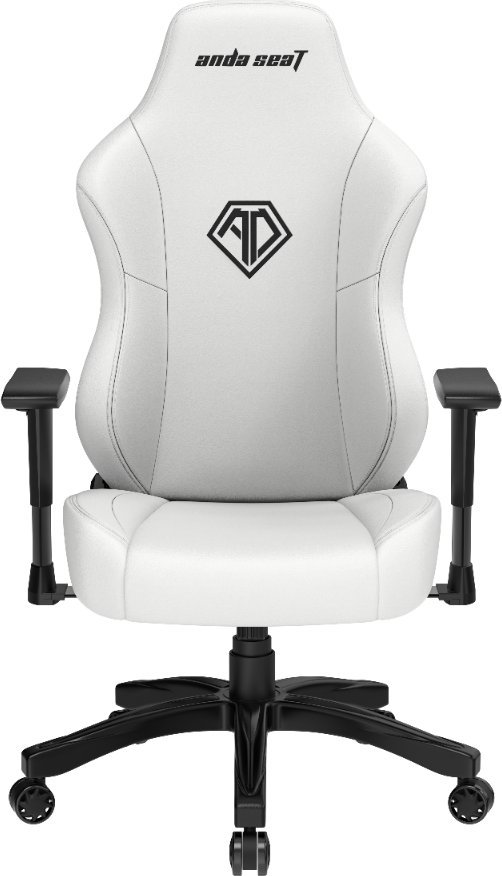 Karrige gaming AndaSeat Phantom 3 Premium, madhësia L, PVC lëkurë, e bardhë