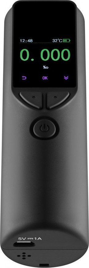 Alkooltest elektro-kimik AlcoVisor Deimos, sensor profesional, ekran digjital
