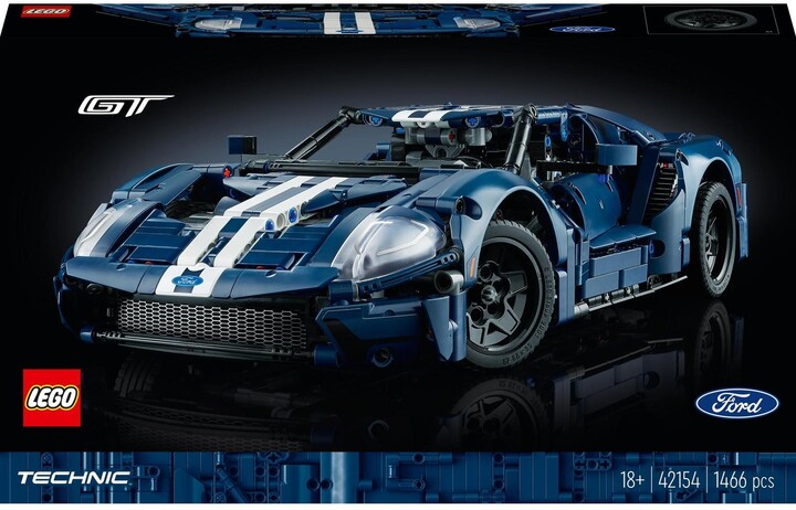 Set LEGO® Technic 42154 2022 Ford GT, 1,466 pjesë