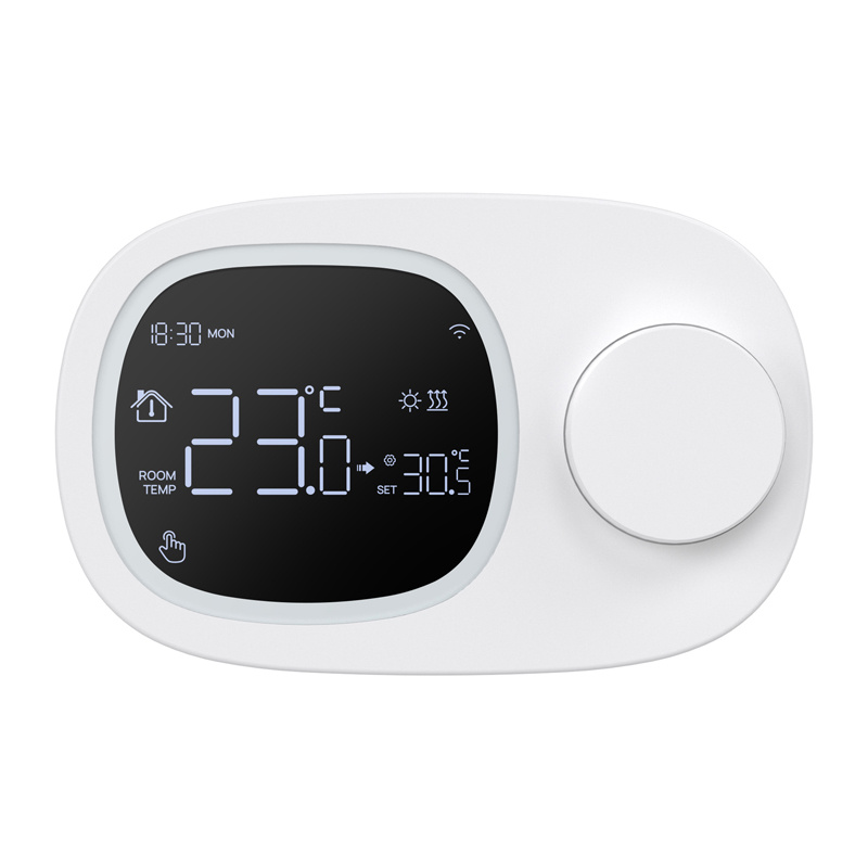 Termostat smart Avatto WT598-1T1, WiFi, ekran digjital, i bardhë
