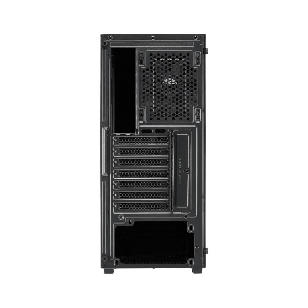 Kabinet kompjuteri FSP CMT195A, MIDI Tower, i zi
