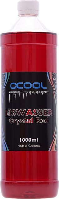 Lëng ftohës PC Alphacool Eiswasser Crystal, 1000ml, afatgjatë, i kuq