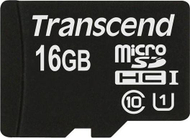 Kartë memorie Transcend Premium MicroSDHC, 16GB, Cl. 10 UHS-I/U1