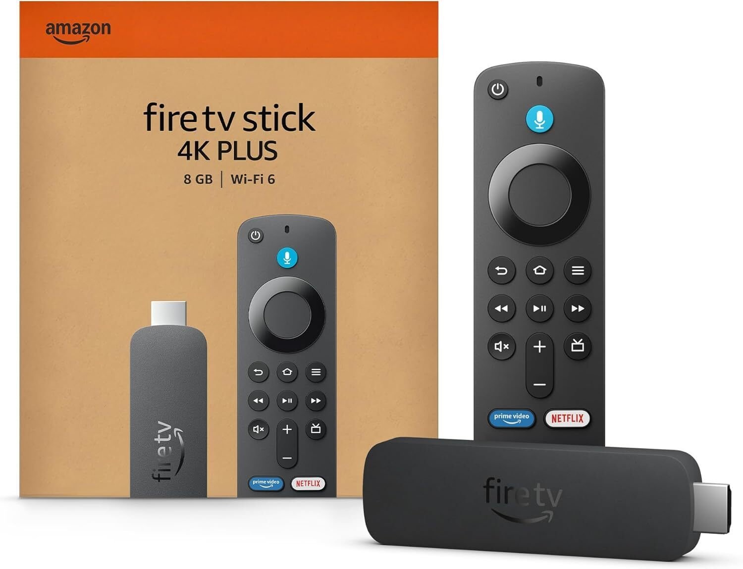 Медија плеер Amazon Fire TV Stick 4K Plus, 4K, Wi Fi, црн