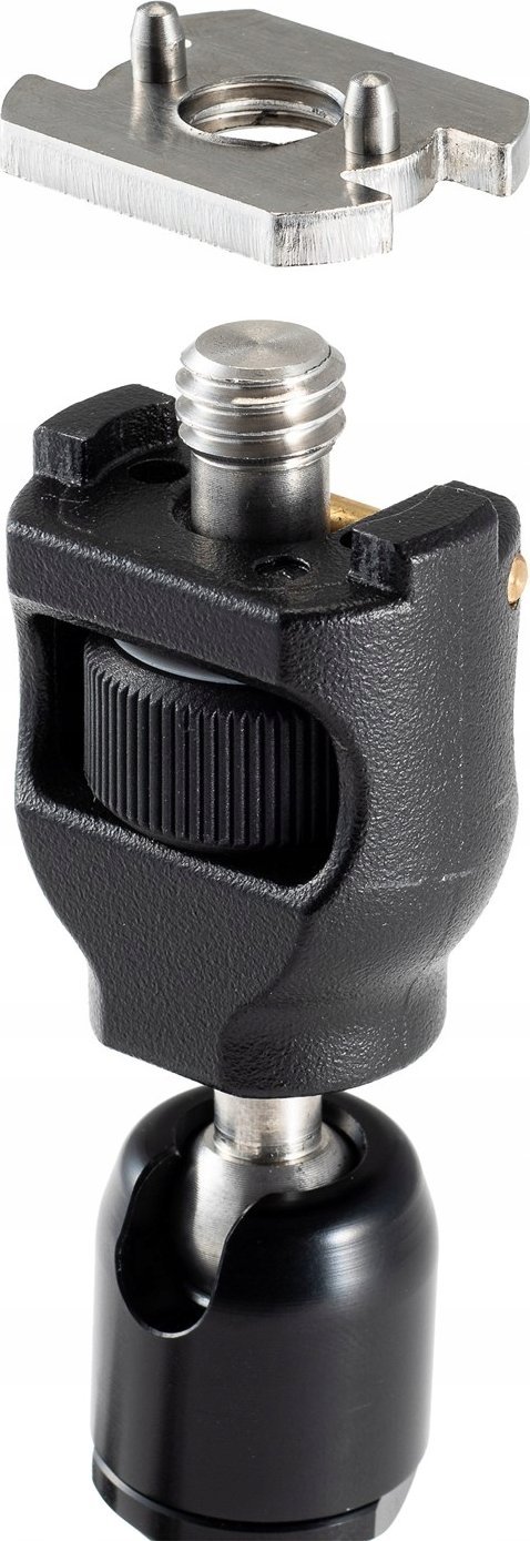 Krah montimi Manfrotto 244 Micro, mekanizëm fërkimi, adaptor ARRI Style, i zi